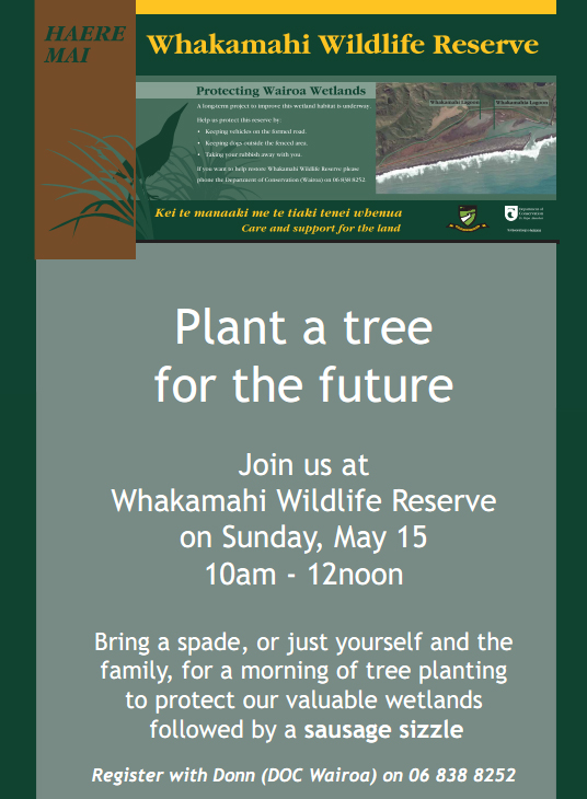 Whakamahi Tree Planting Day